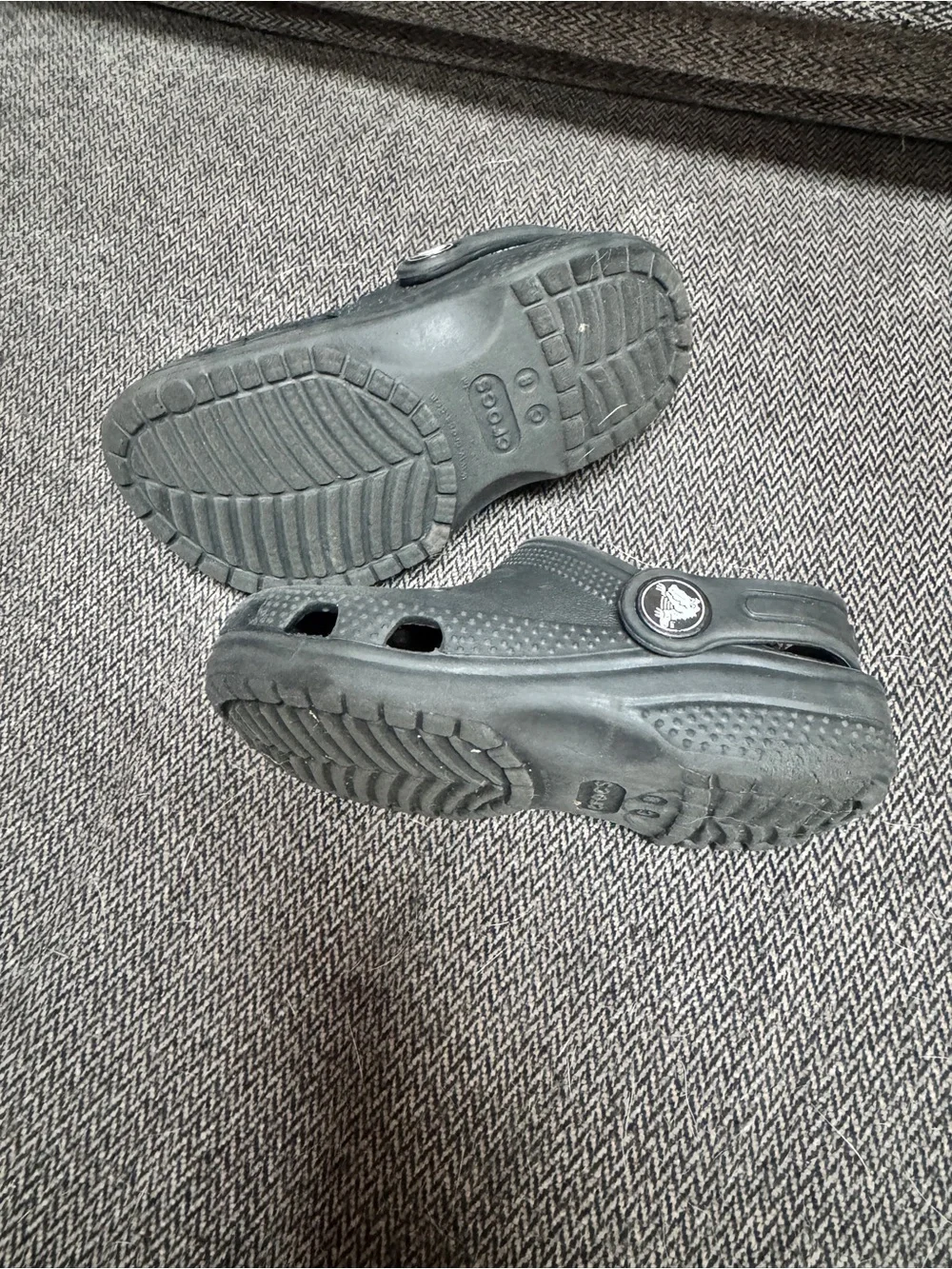 CROCS Kids Classic Black Clogs